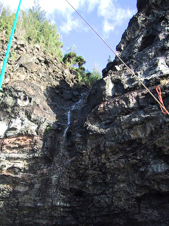 Höhlen in der Steilküste