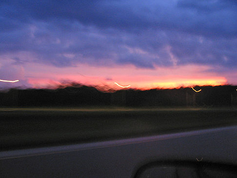 Foto Sonnenuntergang auf Highway - 