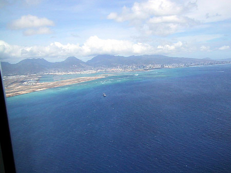 Fotos Flug Hawaii - Oahou