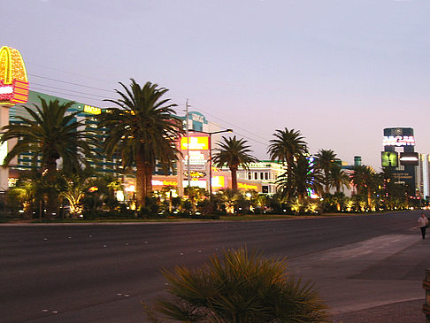 Las Vegas aus dem Auto Foto 